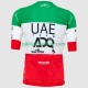 Cyklistický Dres s Krátkým Rukávem UAE Team Emirates XRG 2025 Pánské N002