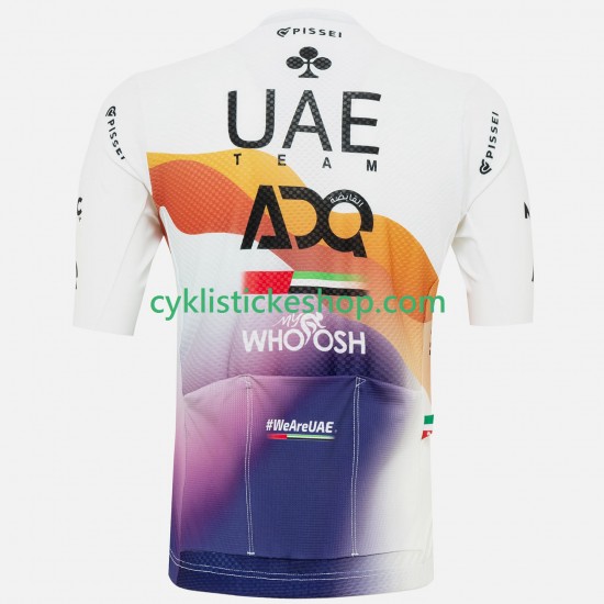 Cyklistický Dres s Krátkým Rukávem UAE Team Emirates XRG 2025 Pánské N003
