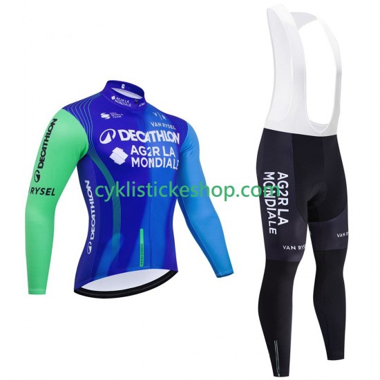 Cyklistický Bib Set pro decathlon ag2r 2025 Pánské