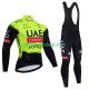 Cyklistický Bib Set pro uae team emirates 2025 fluo Pánské