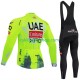 Cyklistický Bib Set pro uae team emirates xrg tdf editon race fluo 2025 Pánské