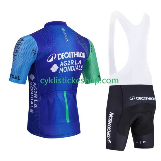 Cyklistický BIB Komplet equipe pro decathlon ag2r 2025 Pánské