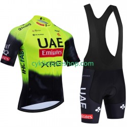 Cyklistický BIB Komplet equipe pro uae team emirates 2025 fluo Pánské