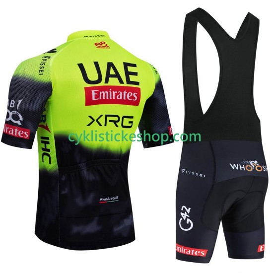 Cyklistický BIB Komplet equipe pro uae team emirates 2025 fluo Pánské