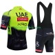 Cyklistický BIB Komplet equipe pro uae team emirates 2025 fluo Pánské