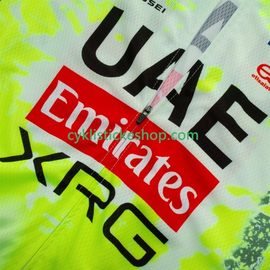 Cyklistický BIB Komplet equipe pro uae team emirates xrg tdf editon race fluo 2025 Pánské