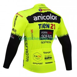 Cyklistický Dres s Dlouhými Rukávy equipe pro anicolor tien 21 2025 Pánské