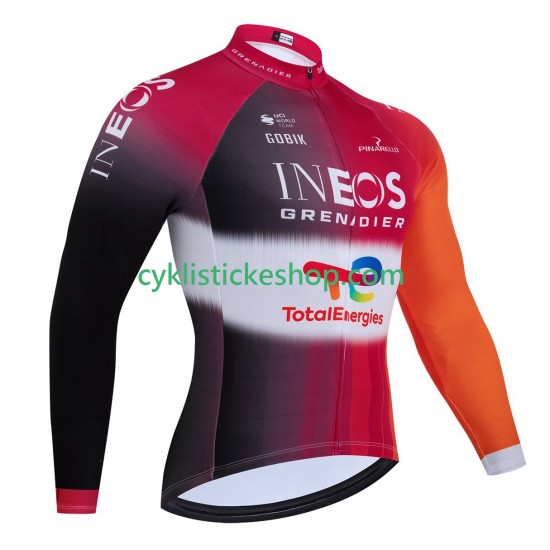 Cyklistický Dres s Dlouhými Rukávy equipe pro ineos totalenergies tour de france 2025 Pánské