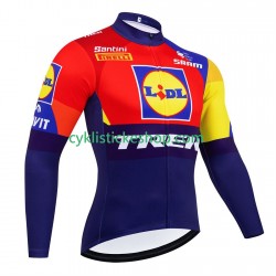 Cyklistický Dres s Dlouhými Rukávy equipe pro lidl trek 2025 Pánské