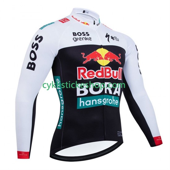 Cyklistický Dres s Dlouhými Rukávy equipe pro red bull bora hansgrohe 2025 Pánské