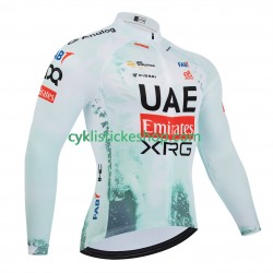 Cyklistický Dres s Dlouhými Rukávy equipe pro uae team emirates xrg tdf editon race 2025 Pánské