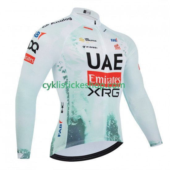 Cyklistický Dres s Dlouhými Rukávy equipe pro uae team emirates xrg tdf editon race 2025 Pánské
