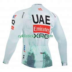 Cyklistický Dres s Dlouhými Rukávy equipe pro uae team emirates xrg tdf editon race 2025 Pánské