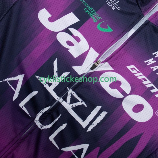 Cyklistický Dres s Krátkým Rukávem equipe pro jayco alula 2025 Pánské