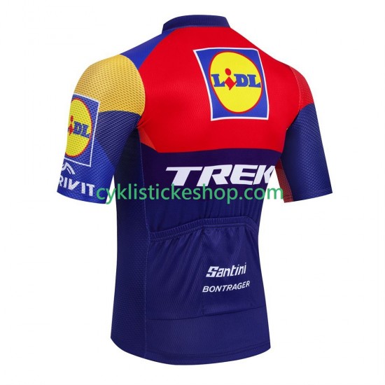 Cyklistický Dres s Krátkým Rukávem equipe pro lidl trek 2025 Pánské