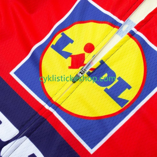 Cyklistický Dres s Krátkým Rukávem equipe pro lidl trek 2025 Pánské