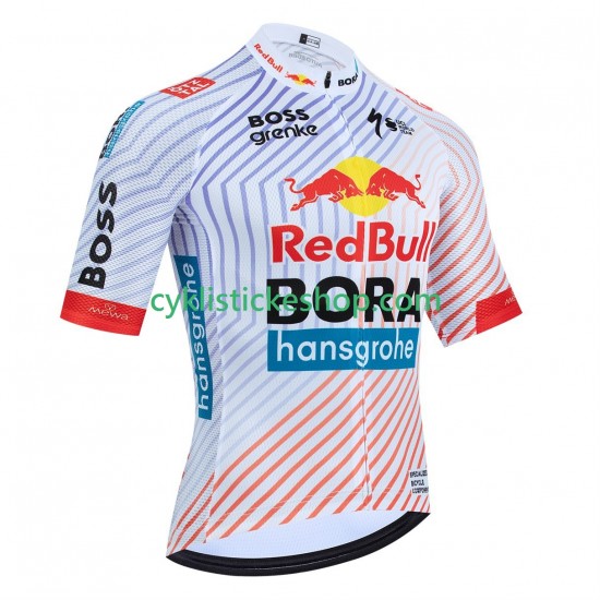 Cyklistický Dres s Krátkým Rukávem equipe pro red bull bora hansgrohe tour de france 2025 Pánské