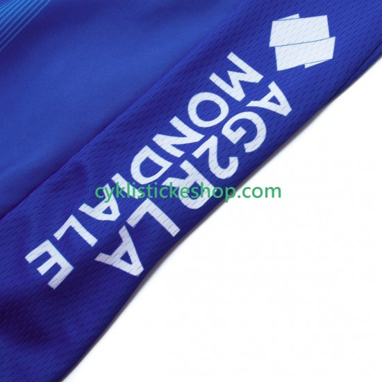 Cyklistický Dres bez Rukávů decathlon ag2r 2025 Pánské