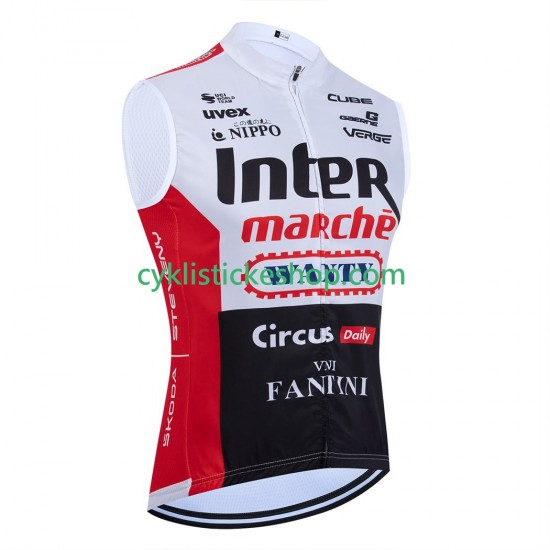 Cyklistický Dres bez Rukávů intermarche wanty 2025 Pánské