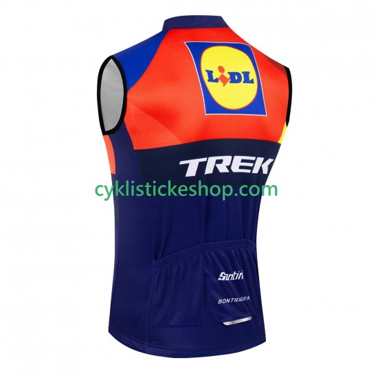 Cyklistický Dres bez Rukávů lidl trek 2025 Pánské