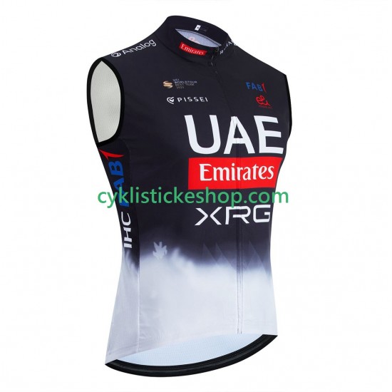 Cyklistický Dres bez Rukávů uae team emirates 2025 Pánské N002
