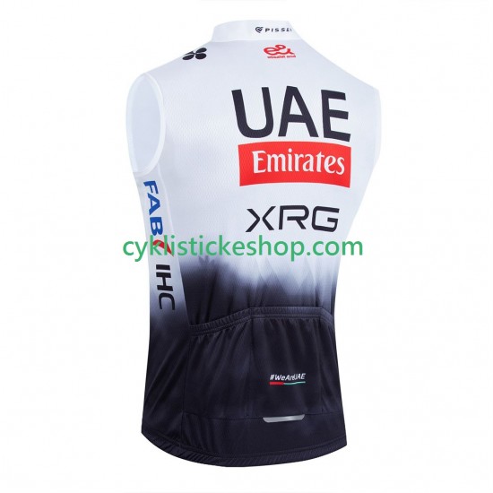 Cyklistický Dres bez Rukávů uae team emirates 2025 Pánské