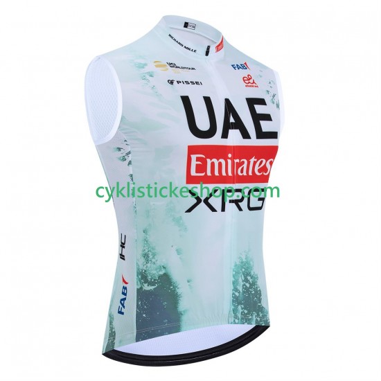Cyklistický Dres bez Rukávů uae team emirates xrg tdf editon race 2025 Pánské