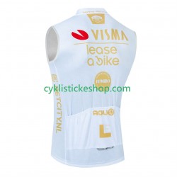 Cyklistický Dres bez Rukávů visma lease a bike 2025 Pánské N001