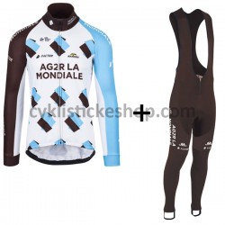 Cyklistický Bib Set 2017 AG2R La Mondiale M001