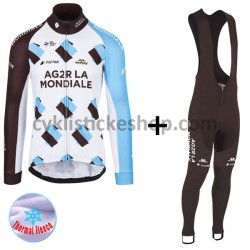 Cyklistický Bib Thermo Set 2017 AG2R La Mondiale M001
