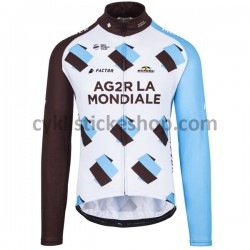 Cyklistický Dres s Dlouhými Rukávy 2017 AG2R La Mondiale M001
