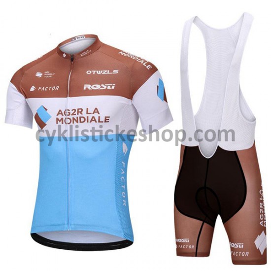 Cyklistický BIB Komplet 2018 AG2R La Mondiale M001