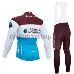 Cyklistický Bib Set 2018 AG2R La Mondiale M002