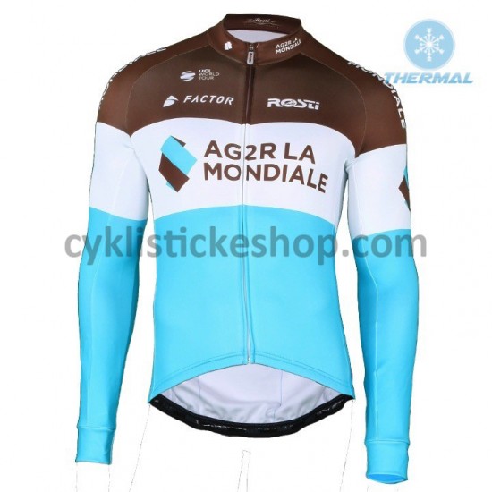 Thermo Cyklistický Dres 2018 AG2R La Mondiale M002