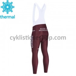 Thermo Cyklistické Kalhoty Bib 2021 AG2R Citroen Team M001