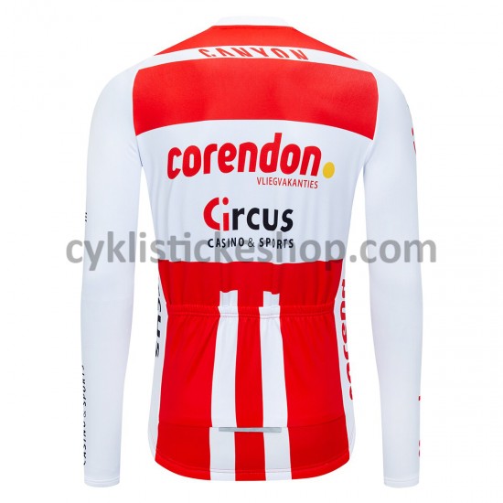 Cyklistický Dres s Dlouhými Rukávy 2019 Corendon–Circus M001