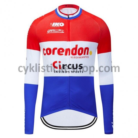 Cyklistický Dres s Dlouhými Rukávy 2019 Corendon–Circus M002