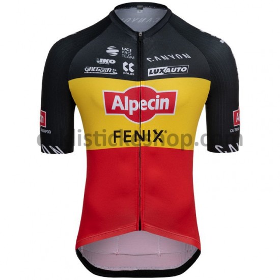 Cyklistický Dres s Krátkým Rukávem 2021 Alpecin–Fenix M001