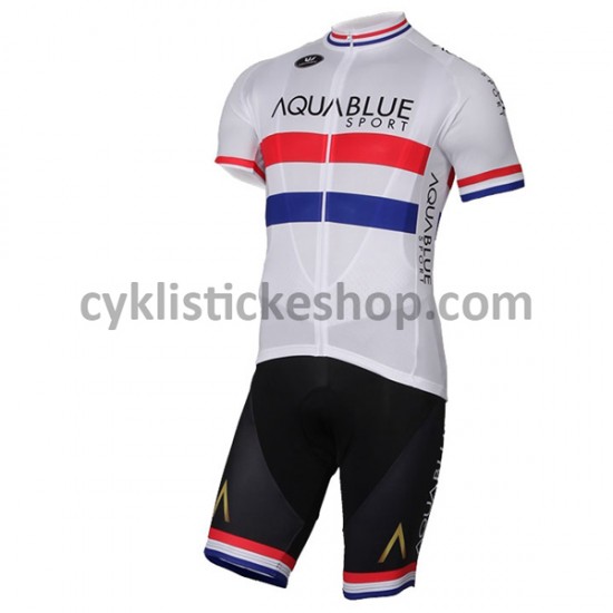 Cyklistický BIB Komplet 2017 Aqua Blue Sport M001