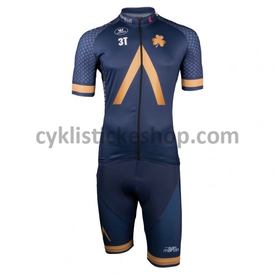 Cyklistický BIB Komplet 2018 Aqua Blue Sport M001