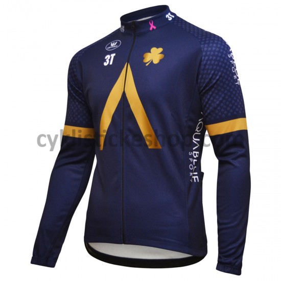 Cyklistický Dres s Dlouhými Rukávy 2018 Aqua Blue Sport M001