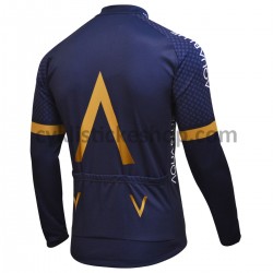 Cyklistický Dres s Dlouhými Rukávy 2018 Aqua Blue Sport M001