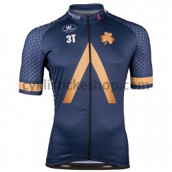 Cyklistický Dres s Krátkým Rukávem 2018 Aqua Blue Sport M001