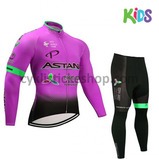 Cyklistický Set 2017 Astana Pro Team Dětský M003