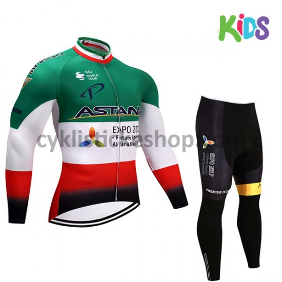 Cyklistický Set 2017 Astana Pro Team Dětský M004