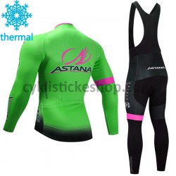 Cyklistický Bib Thermo Set 2017 Astana Pro Team M002