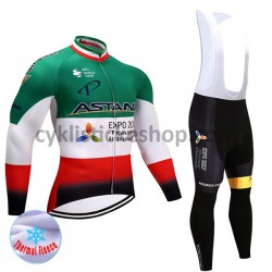 Cyklistický Bib Thermo Set 2017 Astana Pro Team M004