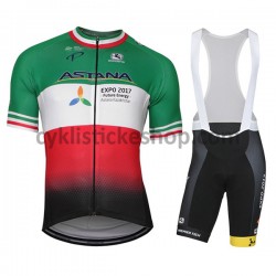 Cyklistický BIB Komplet 2017 Astana Pro Team Dámská M004