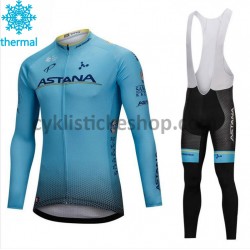 Cyklistický Bib Thermo Set 2018 Astana Pro Team M001