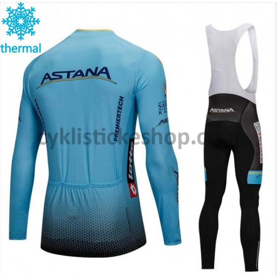 Cyklistický Bib Thermo Set 2018 Astana Pro Team M001